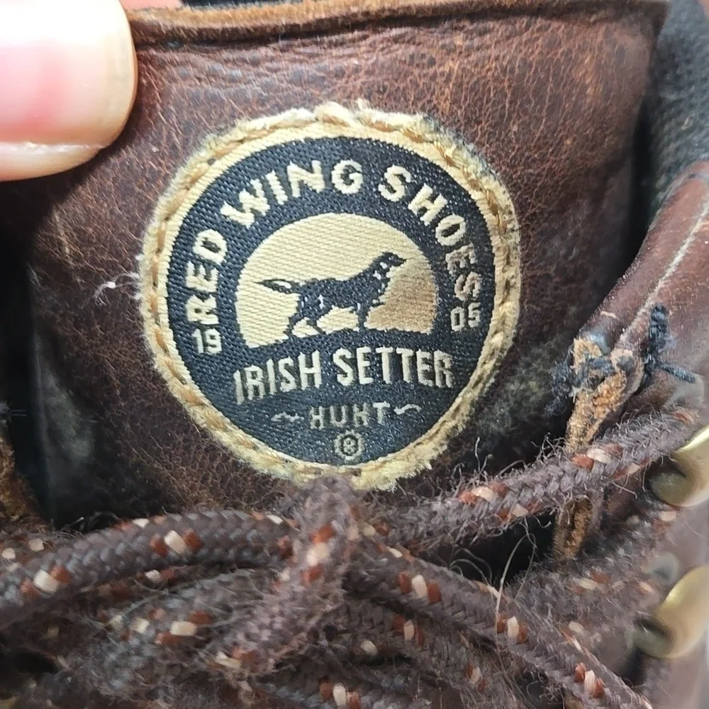 Red Wing Shoes Hunt 807Irish Setter Ultra Dry Waterproof Men Leather Boots 12D